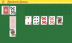 Пасьянс Двойной Демон 1 карта