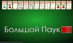 Пасьянс Большой Паук четыре масти